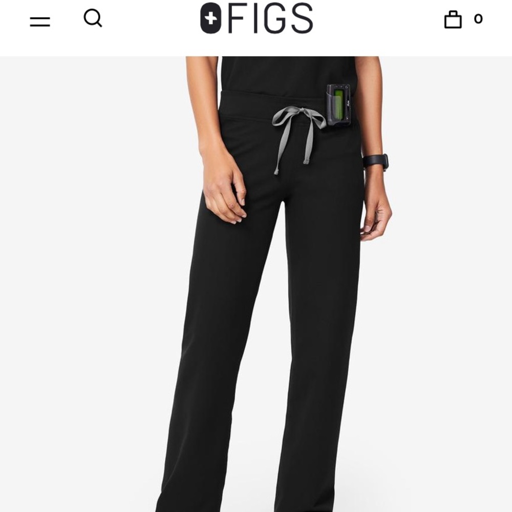 Fig scrub pants